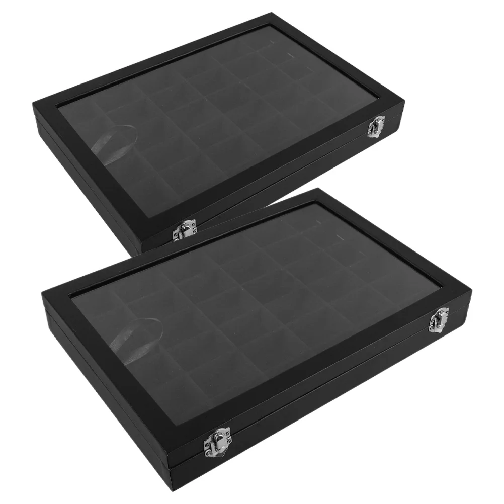 2Pcs Crystal Display Case 36 Grid Rock Collection Storage Box Detachable Compartments for Rocks Stones Jewelry
2Pcs Crystal Display Case 36 Grid Rock Collection Storage Box Detachable Compartments for Rocks Stones Jewelry