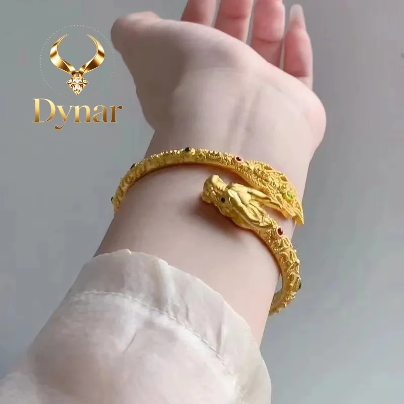 Dynar Jewelry 24K real gold dragon tail swinging bracelet domineering exquisite filigree craft au999 gold dragon bracelet adv
Dynar Jewelry 24K real gold dragon tail swinging bracelet domineering exquisite filigree craft au999 gold dragon bracelet adv