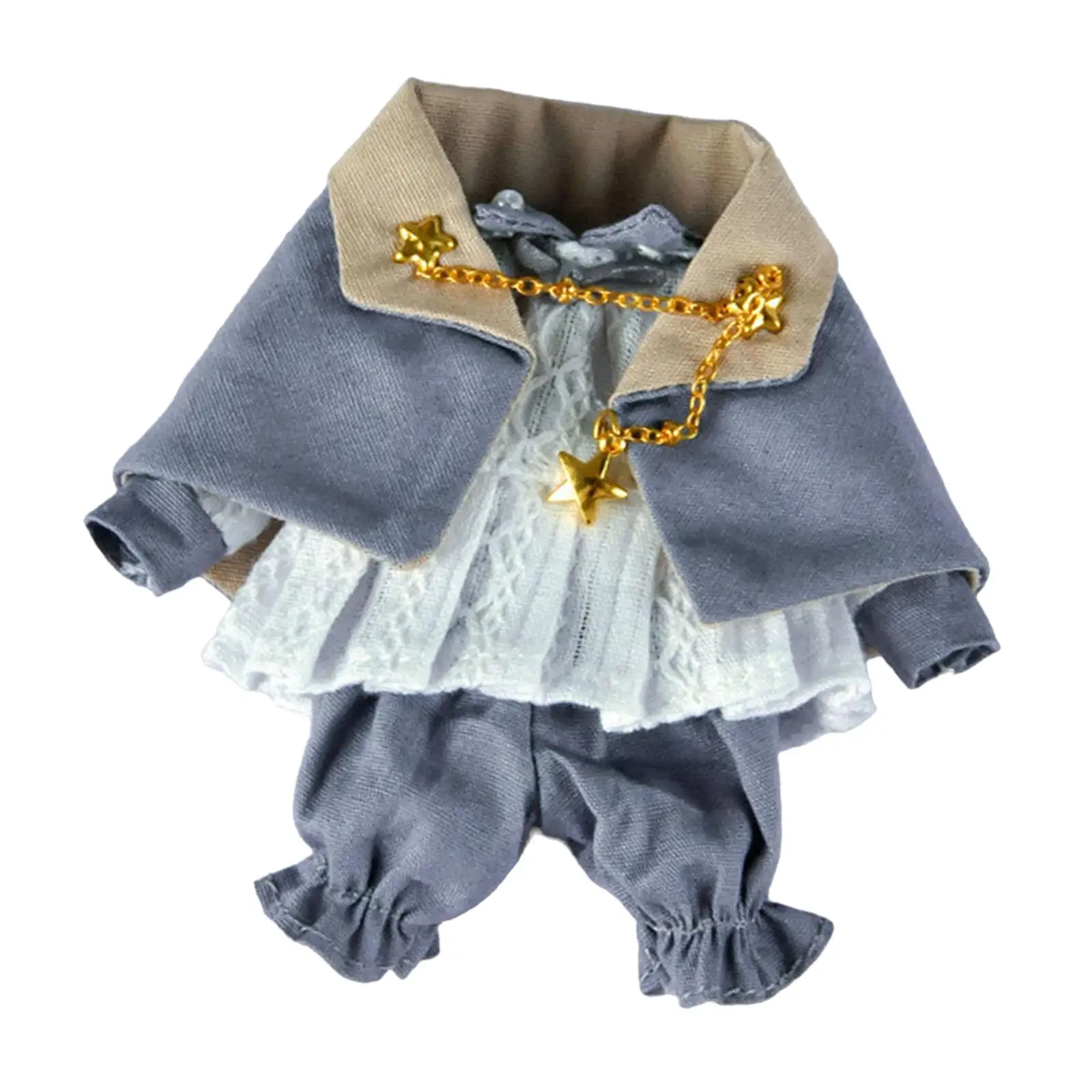 Одежда для кукол: милый комплект из накидки, топа и брюк для кукол 1/12, Ob11, 6-дюймовых BJD кукол, легко надевается, аксессуары для переодевания
Одежда для кукол: милый комплект из накидки, топа и брюк для кукол 1/12, Ob11, 6-дюймовых BJD кукол, легко надевается, аксессуары для переодевания