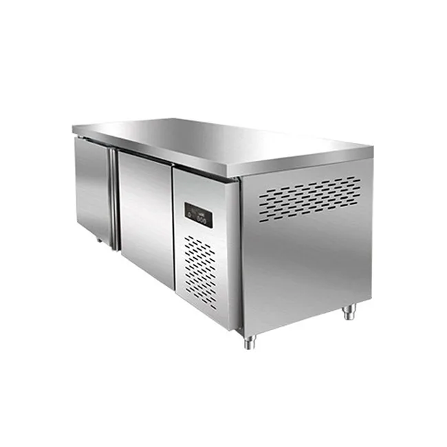 Холодильный шкаф-витрина коммерческий, подстольный, из нержавеющей стали, с рабочей поверхностью, высокого качества
Холодильный шкаф-витрина коммерческий, подстольный, из нержавеющей стали, с рабочей поверхностью, высокого качества