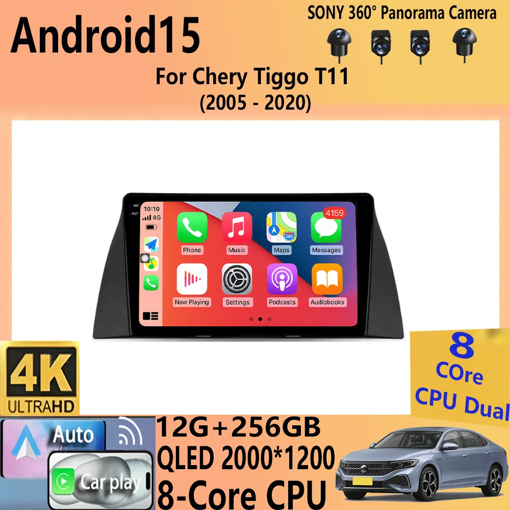 Car Radio Android 15 Wireless Carplay Auto For Chery Tiggo T11 2005-2020 Multimedia Video Player Navigation GPS WIFI 4G Stereo
Car Radio Android 15 Wireless Carplay Auto For Chery Tiggo T11 2005-2020 Multimedia Video Player Navigation GPS WIFI 4G Stereo