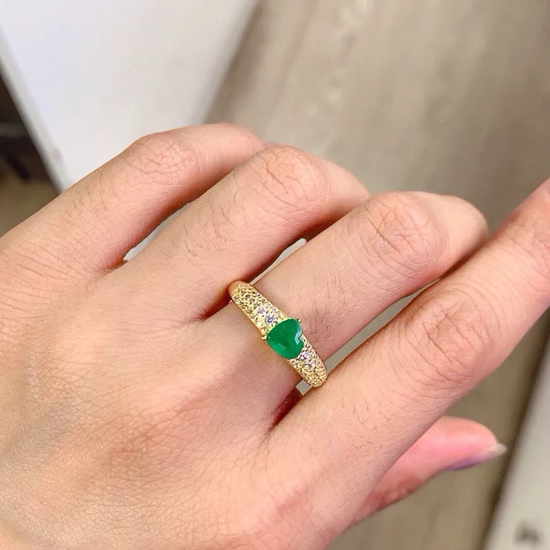 KJJEAXCMY Fine Jewelry Natural Emerald Women's Ring S925 Silver Electroplating Process Inlaid High Clarity Support Testing
KJJEAXCMY Fine Jewelry Natural Emerald Women's Ring S925 Silver Electroplating Process Inlaid High Clarity Support Testing