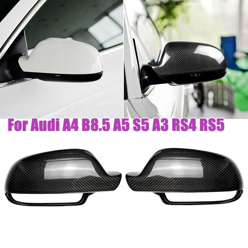Крышка для зеркала заднего вида Audi A3 8P A4 B8.5 A5 S5 RS4 RS5 2011-2015, 2 шт., крышки из углеродного волокна для бокового зеркала заднего вида автомобиля
Крышка для зеркала заднего вида Audi A3 8P A4 B8.5 A5 S5 RS4 RS5 2011-2015, 2 шт., крышки из углеродного волокна для бокового зеркала заднего вида автомобиля