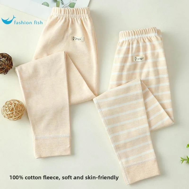 Japanese Style 2-Piece Children's Thermal Pants Pure Cotton Long Trousers Baby Cotton Fleece Pants Bottoming A-Class Warmth
Japanese Style 2-Piece Children's Thermal Pants Pure Cotton Long Trousers Baby Cotton Fleece Pants Bottoming A-Class Warmth