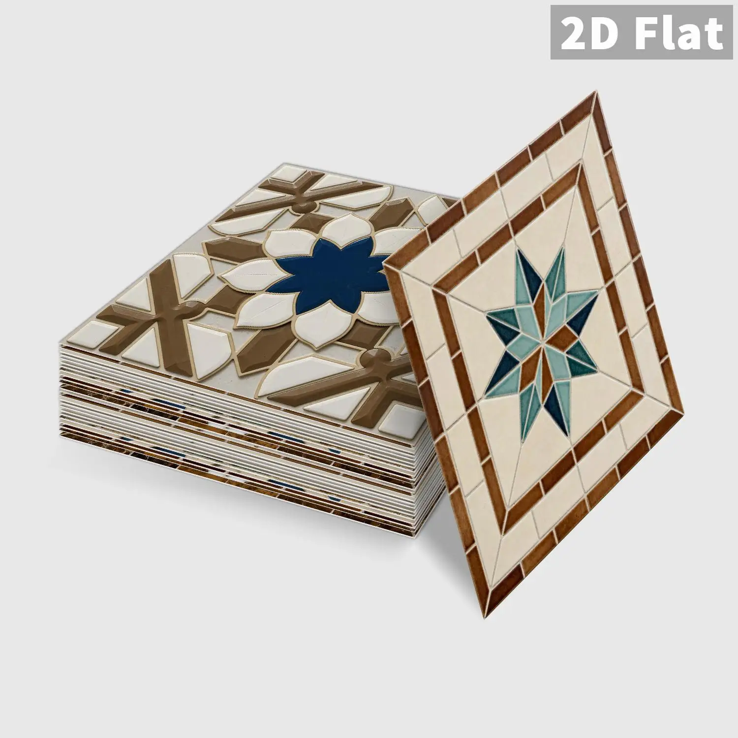 Retro floral tile decal, 36 waterproof self-adhesive wall stickers, suitable for splash proof kitchen and bathroom walls
Retro floral tile decal, 36 waterproof self-adhesive wall stickers, suitable for splash proof kitchen and bathroom walls