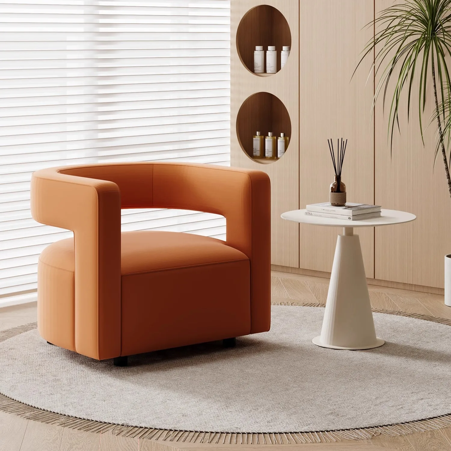Nordic single sofa chair creative casual armchair living room hotel
Nordic single sofa chair creative casual armchair living room hotel