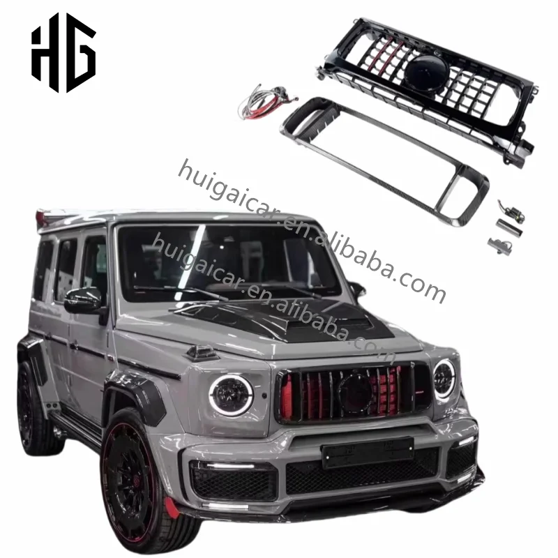 Automotive Auto Parts W464 Grill Front Bumper Grille With Light For Mercedes Benz G Class W464 W463A B900 Rocket Style Grille
Automotive Auto Parts W464 Grill Front Bumper Grille With Light For Mercedes Benz G Class W464 W463A B900 Rocket Style Grille