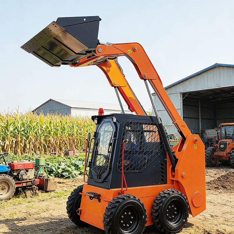 Customized Mini Skid Steer Loader Hydraulic System Compact Track Loader High Efficiency Construction Agricultural Machinery
Customized Mini Skid Steer Loader Hydraulic System Compact Track Loader High Efficiency Construction Agricultural Machinery