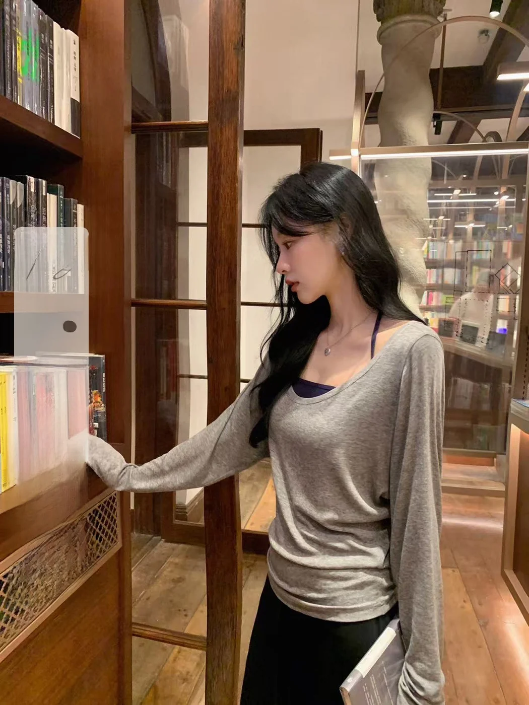 Ibell Zhang Beibei Wool Lyocell One-Piece Cup Hanging Ne Strap U-Ne Knitted Long Sve Cover up Set Women's Casua...
Ibell Zhang Beibei Wool Lyocell One-Piece Cup Hanging Ne Strap U-Ne Knitted Long Sve Cover up Set Women's Casua...