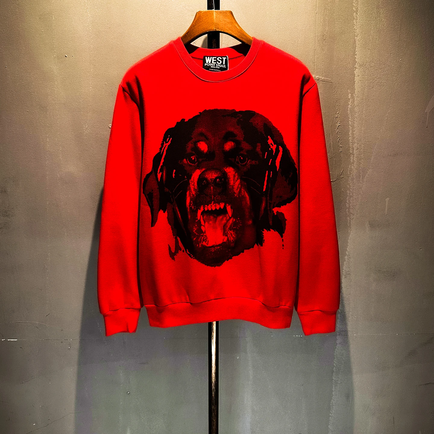 Classic Faionable Men's Sweatirt Large Red Digital Print round Ne Dog Head Couple's Casual Cotton Crewne Sweatirt
Classic Faionable Men's Sweatirt Large Red Digital Print round Ne Dog Head Couple's Casual Cotton Crewne Sweatirt