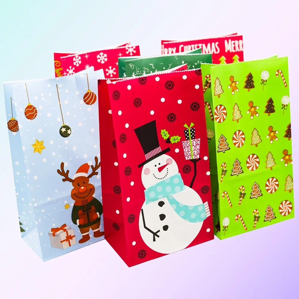 Merry Christmas Candy Gift Bag, Food Cookies Packing Paper Bags,Christmas Party Decor Supplies 6pcs/lot
Merry Christmas Candy Gift Bag, Food Cookies Packing Paper Bags,Christmas Party Decor Supplies 6pcs/lot