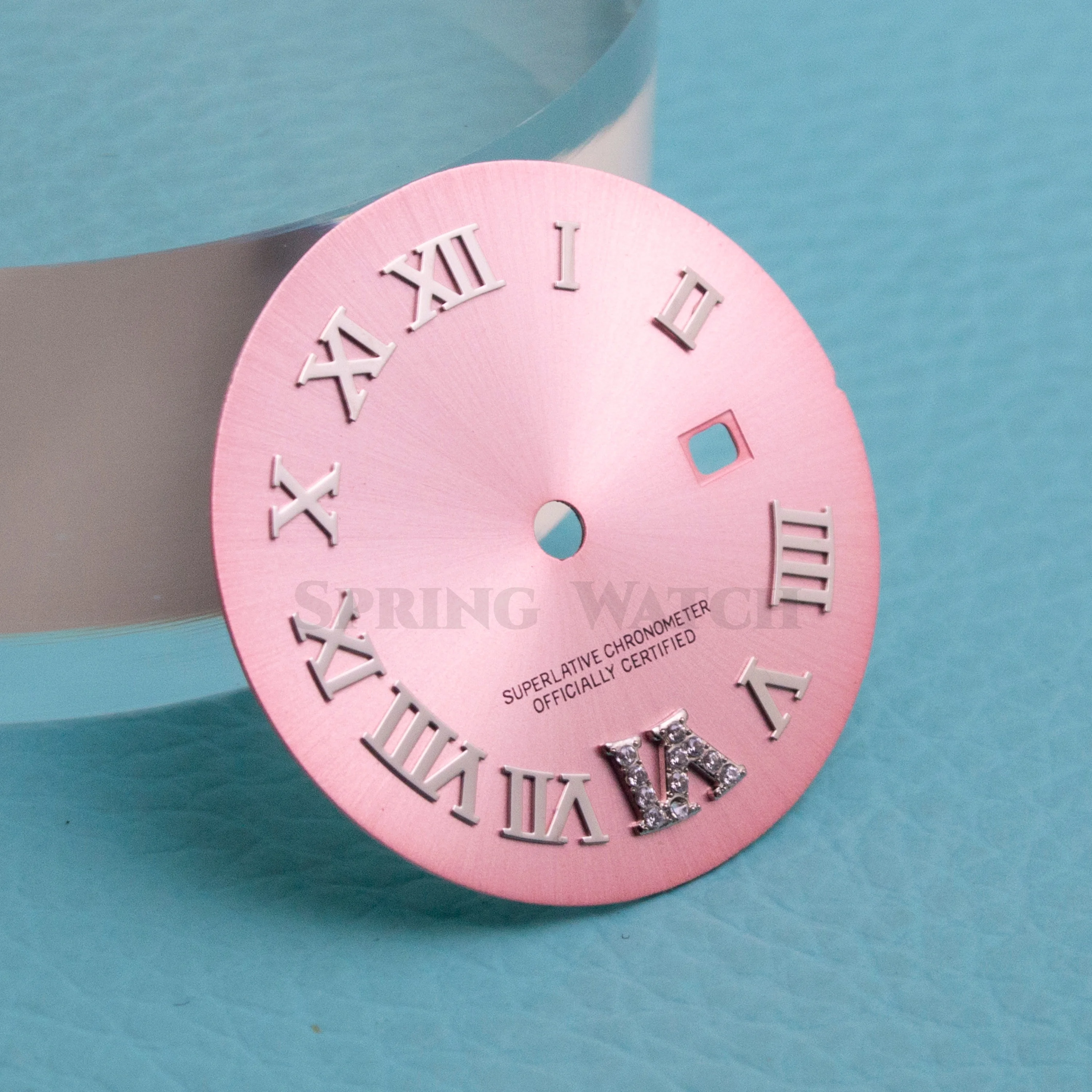 NH05 Watch Dial Diamonds Dial Women's 25mm Watch Dial fit NH05 NH06 Movement Sunray Dial Watch Modification Accessories
NH05 Watch Dial Diamonds Dial Women's 25mm Watch Dial fit NH05 NH06 Movement Sunray Dial Watch Modification Accessories