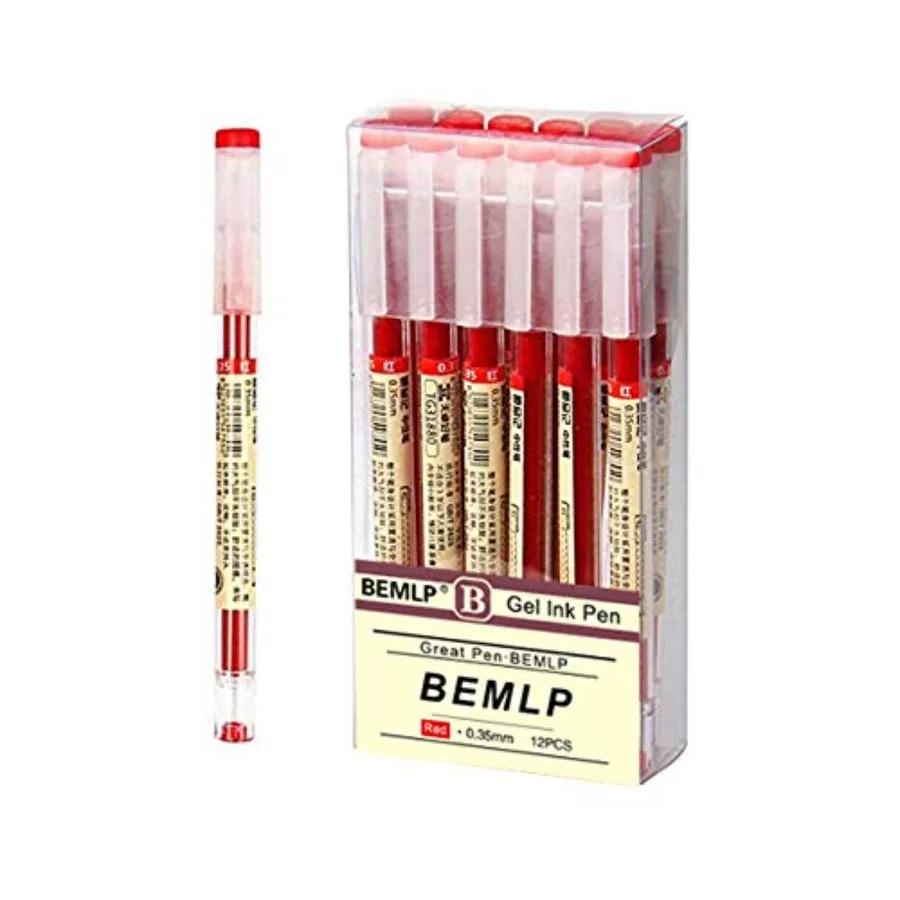 Gel Ink Pen Extra Fine Point Pens Ballpoint Pen 0.35mm Red Liquid Ink Rollerball Gel Pens Premium QuickDrying For Japanese Offi
Gel Ink Pen Extra Fine Point Pens Ballpoint Pen 0.35mm Red Liquid Ink Rollerball Gel Pens Premium QuickDrying For Japanese Offi