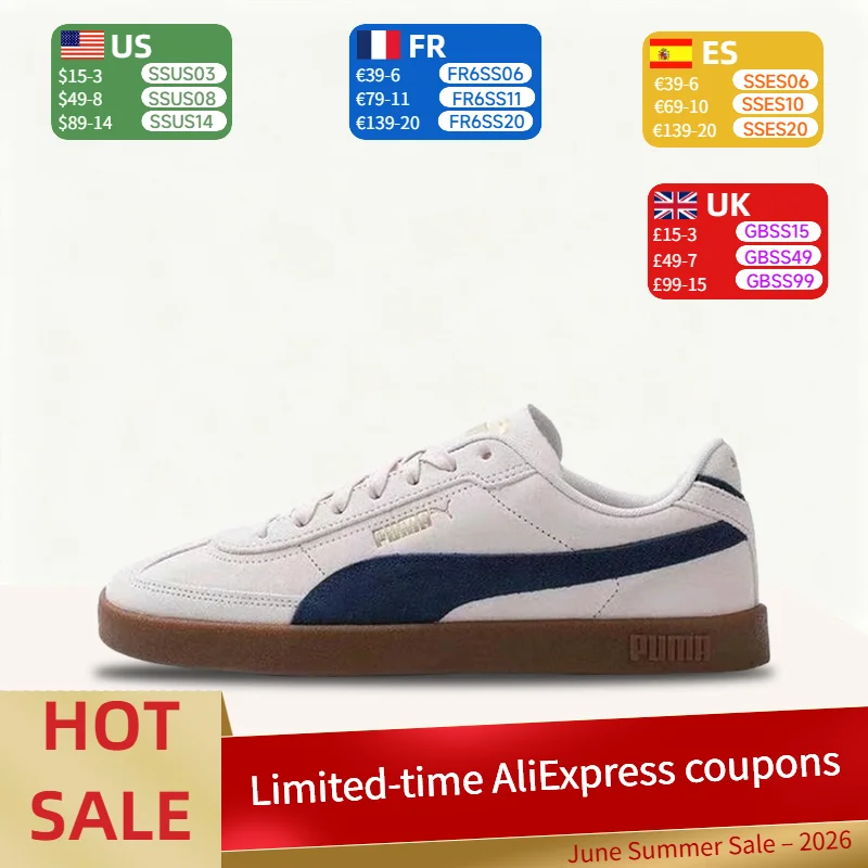 Puma Club NL T2: Stylish, Lightweight, Breathable, Durable, and Non-Slip Low-Top Sneakers for Men and Women – Pink 400717-17
Puma Club NL T2: Stylish, Lightweight, Breathable, Durable, and Non-Slip Low-Top Sneakers for Men and Women – Pink 400717-17