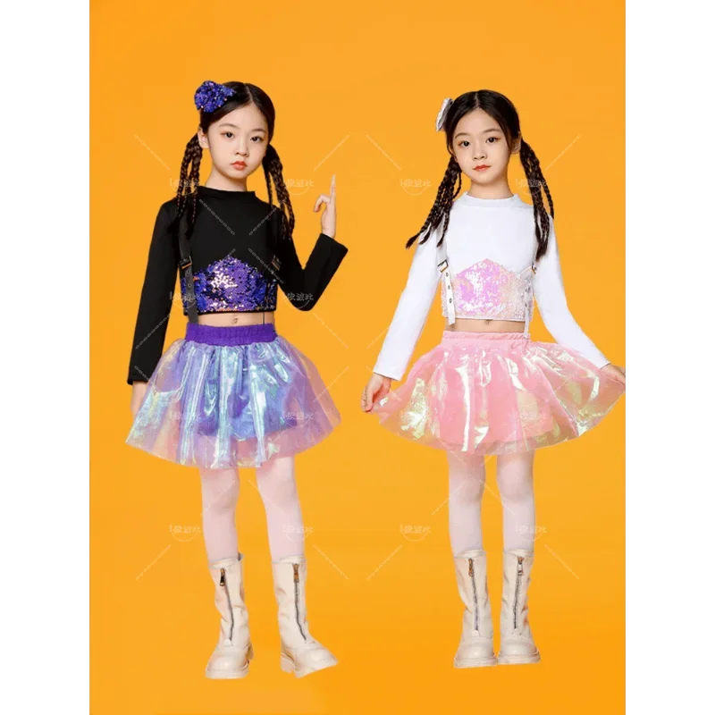 Modern Dance Attire, Children's Cheerleading Dance Dress Set, Girl Jazz Model Performance, Fashion
Modern Dance Attire, Children's Cheerleading Dance Dress Set, Girl Jazz Model Performance, Fashion