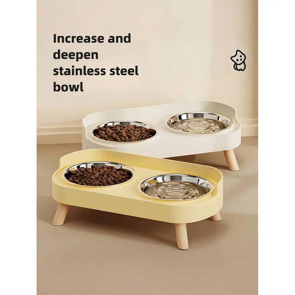 Stainless Steel Plastic Pet Bowls Set With Stand, Dual Bowls For Small Dogs And Cats, With Splash Guard Pet Feeder
Stainless Steel Plastic Pet Bowls Set With Stand, Dual Bowls For Small Dogs And Cats, With Splash Guard Pet Feeder