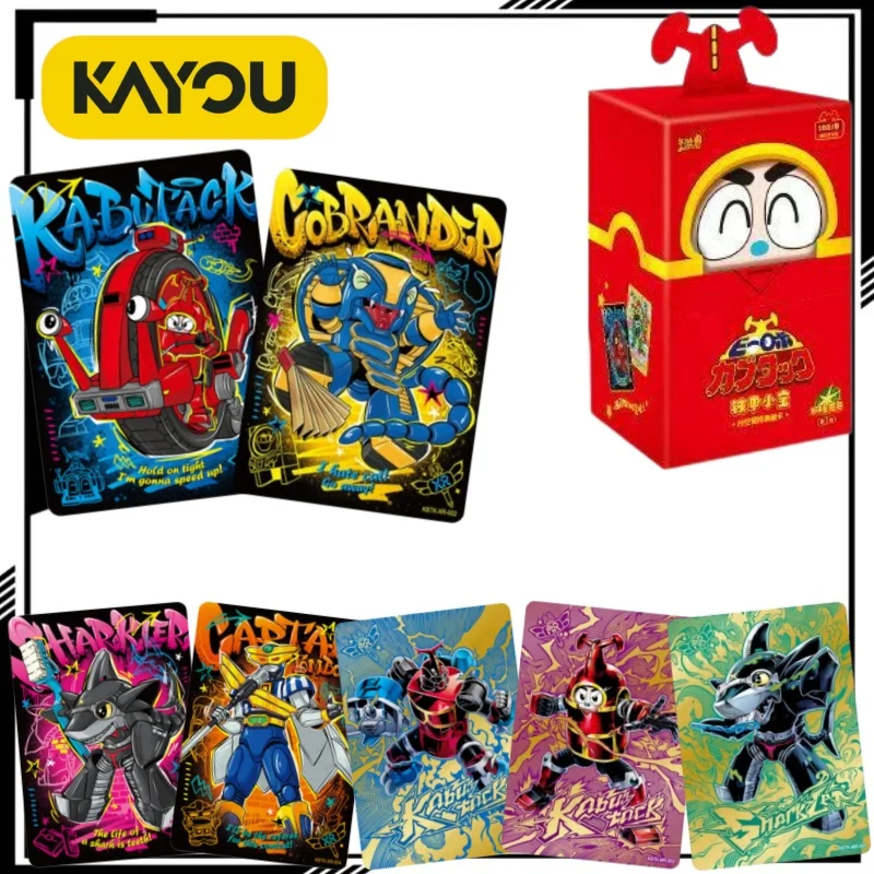 KAYOU Official B-Robo Kabutack Collectible Cards Cartoon Kabutack Cards Anime Merchandise Holiday Gifts Trendy Toys Whole Box
KAYOU Official B-Robo Kabutack Collectible Cards Cartoon Kabutack Cards Anime Merchandise Holiday Gifts Trendy Toys Whole Box