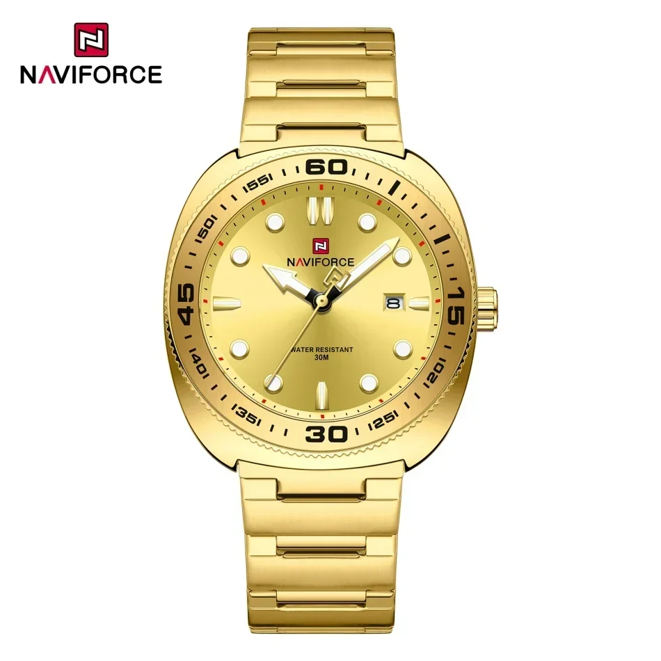 NAVIFORCE NF9250 Brand Men's Sport Luxury Stainless Steel Strap 30M Waterproof Date Display Quartz Wristwatch
NAVIFORCE NF9250 Brand Men's Sport Luxury Stainless Steel Strap 30M Waterproof Date Display Quartz Wristwatch