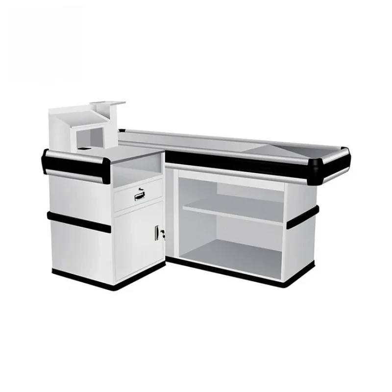 Supermarket metal checkout page Convenience store checkout counter, stainless steel L-shaped corner shopping mall checkout page
Supermarket metal checkout page Convenience store checkout counter, stainless steel L-shaped corner shopping mall checkout page