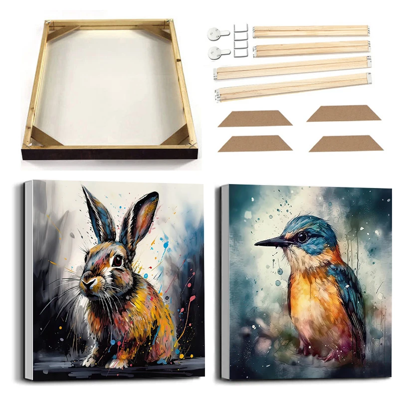 Dog Rabbit Bird Canvas Art Poster Prints Street Graffiti Animal Wall Decor Painting Modern Abstract Picture for Living Room
Dog Rabbit Bird Canvas Art Poster Prints Street Graffiti Animal Wall Decor Painting Modern Abstract Picture for Living Room