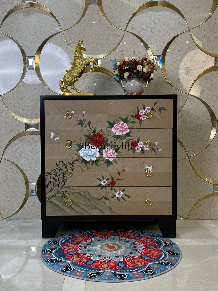 FG40American Painted Solid Wood Household Entrance Cabinet Living Room Partition Storage Organizer Curio Cabinet
FG40American Painted Solid Wood Household Entrance Cabinet Living Room Partition Storage Organizer Curio Cabinet