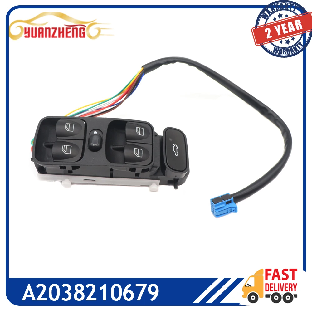 A2038200110 Power Window Master Control Lifter Switch A2038210679 For Mercedes-Benz C CLASS W203 C180 C200 C220 SL500
A2038200110 Power Window Master Control Lifter Switch A2038210679 For Mercedes-Benz C CLASS W203 C180 C200 C220 SL500