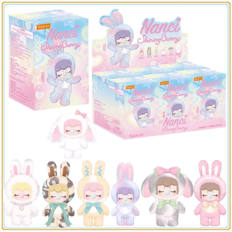 Подлинная вспышка Nanci 2-го поколения, плюшевый кролик, виниловая серия, слепая коробка, модные украшения, загадочная коробка, орнамент, подарки на день рождения для девочек