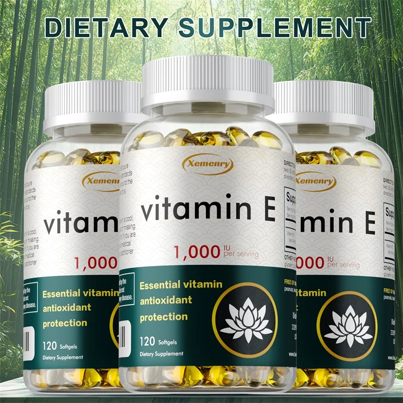 Vitamin E Capsules - Repair Damaged, Promote Skin Nutrient Absorption, Skin Firming, Wrinkle Reduction, Anti-aging, Antioxidant
Vitamin E Capsules - Repair Damaged, Promote Skin Nutrient Absorption, Skin Firming, Wrinkle Reduction, Anti-aging, Antioxidant