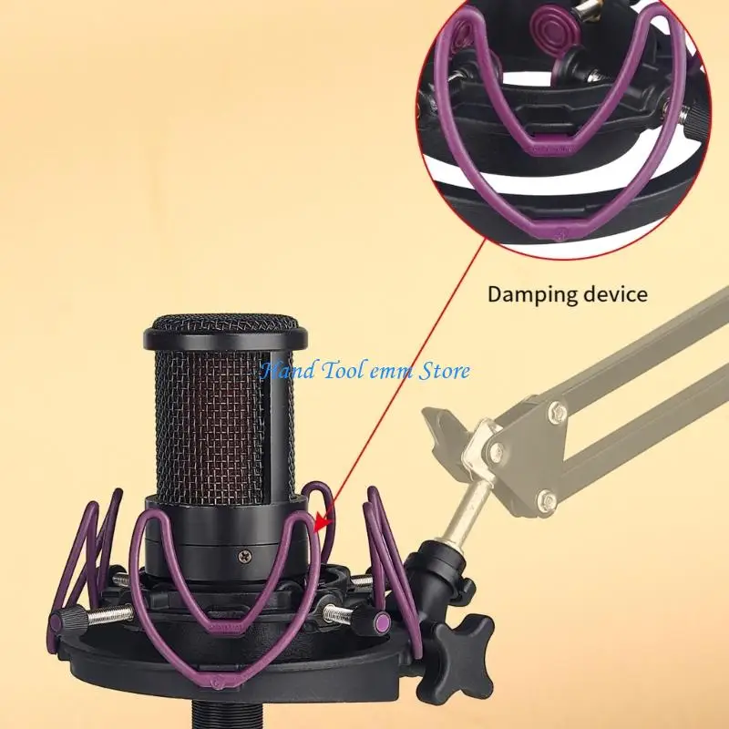 H37F AntiVibration Microphone Mount With 180°Flexible Positioning And Sturdy Plastic Construction For PCK200 Clear Sound
H37F AntiVibration Microphone Mount With 180°Flexible Positioning And Sturdy Plastic Construction For PCK200 Clear Sound