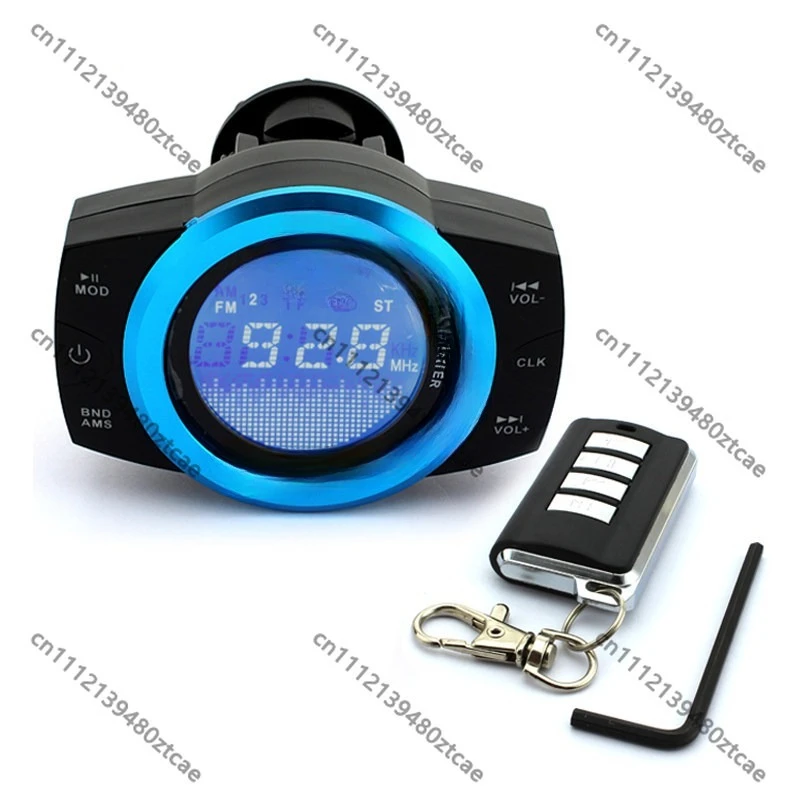 12V Waterproof Bluetooth Motorcycle Audio System Anti-theft Speaker Bass Radio Amplifier with Time Display
12V Waterproof Bluetooth Motorcycle Audio System Anti-theft Speaker Bass Radio Amplifier with Time Display