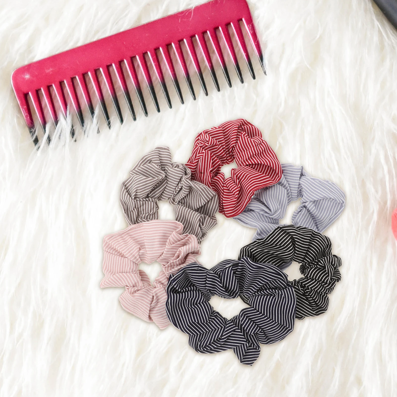 6pcs Stripe Cloth Bands Elastic Hair Tie For Women Girls Durable Ponytail Holders Colorful Hair Accessories Easy Match Daily
6pcs Stripe Cloth Bands Elastic Hair Tie For Women Girls Durable Ponytail Holders Colorful Hair Accessories Easy Match Daily