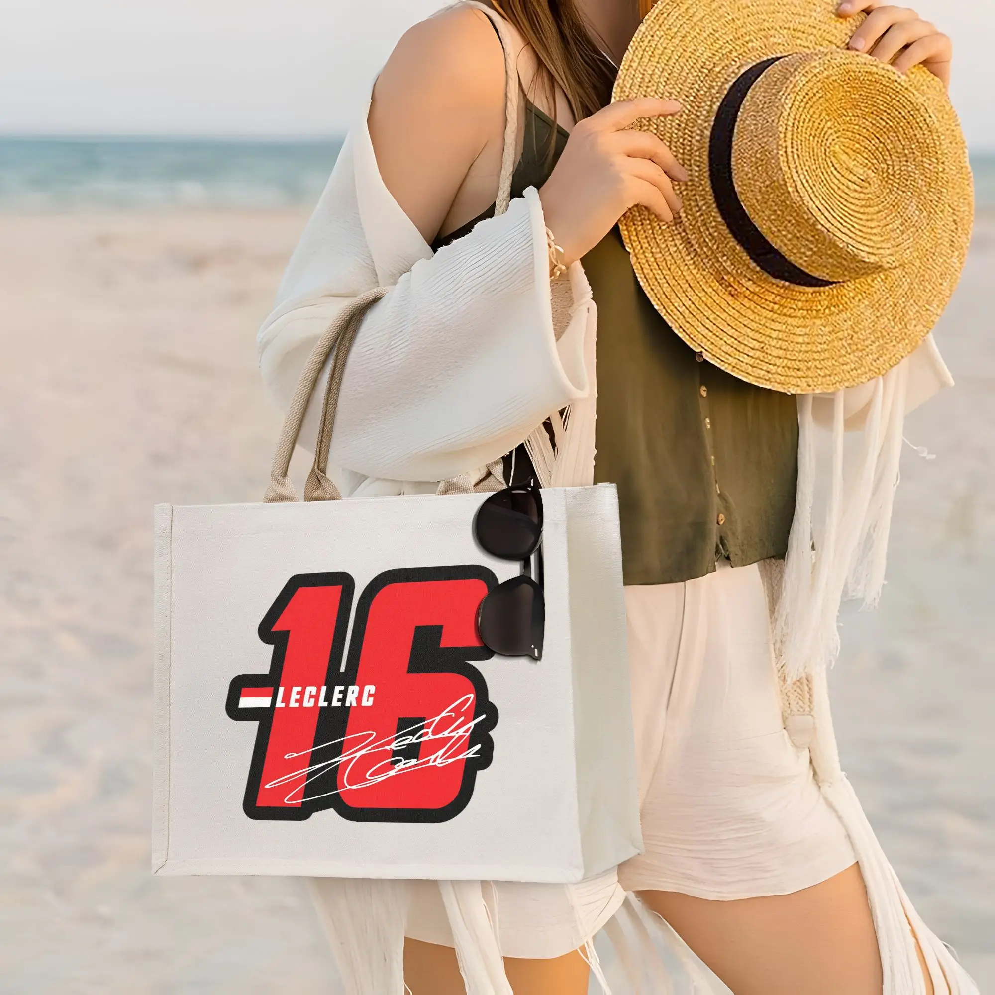 Сумки для покупок Leclerc 16 F1, холщовая складная сумка-тоут для девочек, дорожная сумка через плечо
Сумки для покупок Leclerc 16 F1, холщовая складная сумка-тоут для девочек, дорожная сумка через плечо