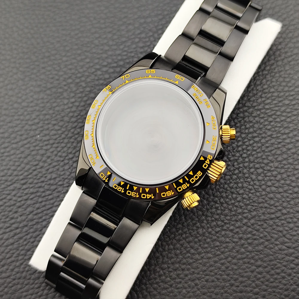 39.3mm Case Slivey / Black Stainless Steel case fit VK63A movement Case Sapphire Crystal Glass case 20mm strap Watch Box
39.3mm Case Slivey / Black Stainless Steel case fit VK63A movement Case Sapphire Crystal Glass case 20mm strap Watch Box