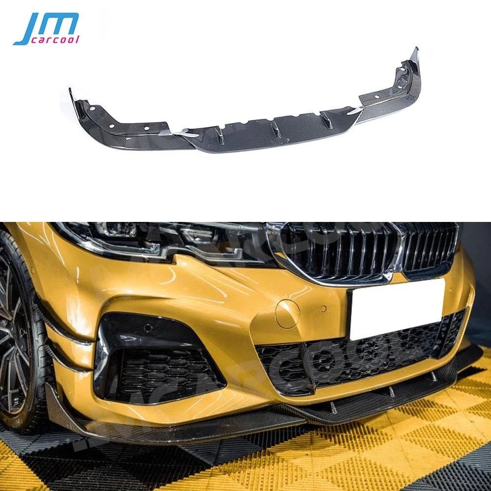 3 Series Dry Carbon Fiber Front Lip Spoiler Splitters For BMW G20 325i 2019 2020 Head Bumper Chin Body kits Car Accessories
3 Series Dry Carbon Fiber Front Lip Spoiler Splitters For BMW G20 325i 2019 2020 Head Bumper Chin Body kits Car Accessories