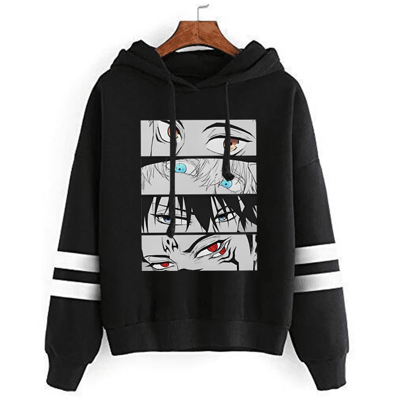 New Fashion Men/Women Hoodie Anime Eyes Print Hoodie Casual Stripe Long Sleeve Sweatshirts Autumn Winter Personality Pullover
New Fashion Men/Women Hoodie Anime Eyes Print Hoodie Casual Stripe Long Sleeve Sweatshirts Autumn Winter Personality Pullover