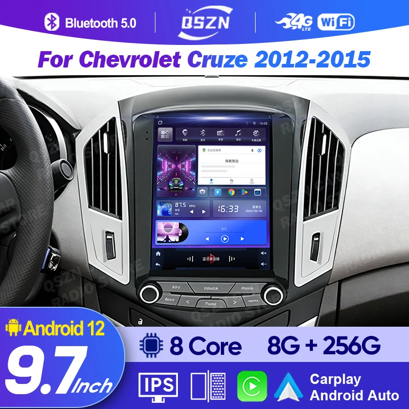 QSZN 9.7'' Screen Android Car Radio For Chevrolet Cruze 2012-2015 WIFI+4G Carplay Multimedia Player 2Din Stereo GPS Navigation
QSZN 9.7'' Screen Android Car Radio For Chevrolet Cruze 2012-2015 WIFI+4G Carplay Multimedia Player 2Din Stereo GPS Navigation