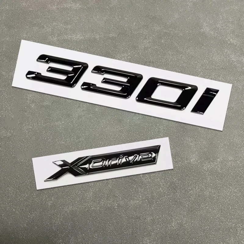2PCS ABS 3D for BMW 3 Series Gloss Black Emblem 330e 330i XDrive Number Letters Rear Trunk Badge Auto Logo Accessories
2PCS ABS 3D for BMW 3 Series Gloss Black Emblem 330e 330i XDrive Number Letters Rear Trunk Badge Auto Logo Accessories