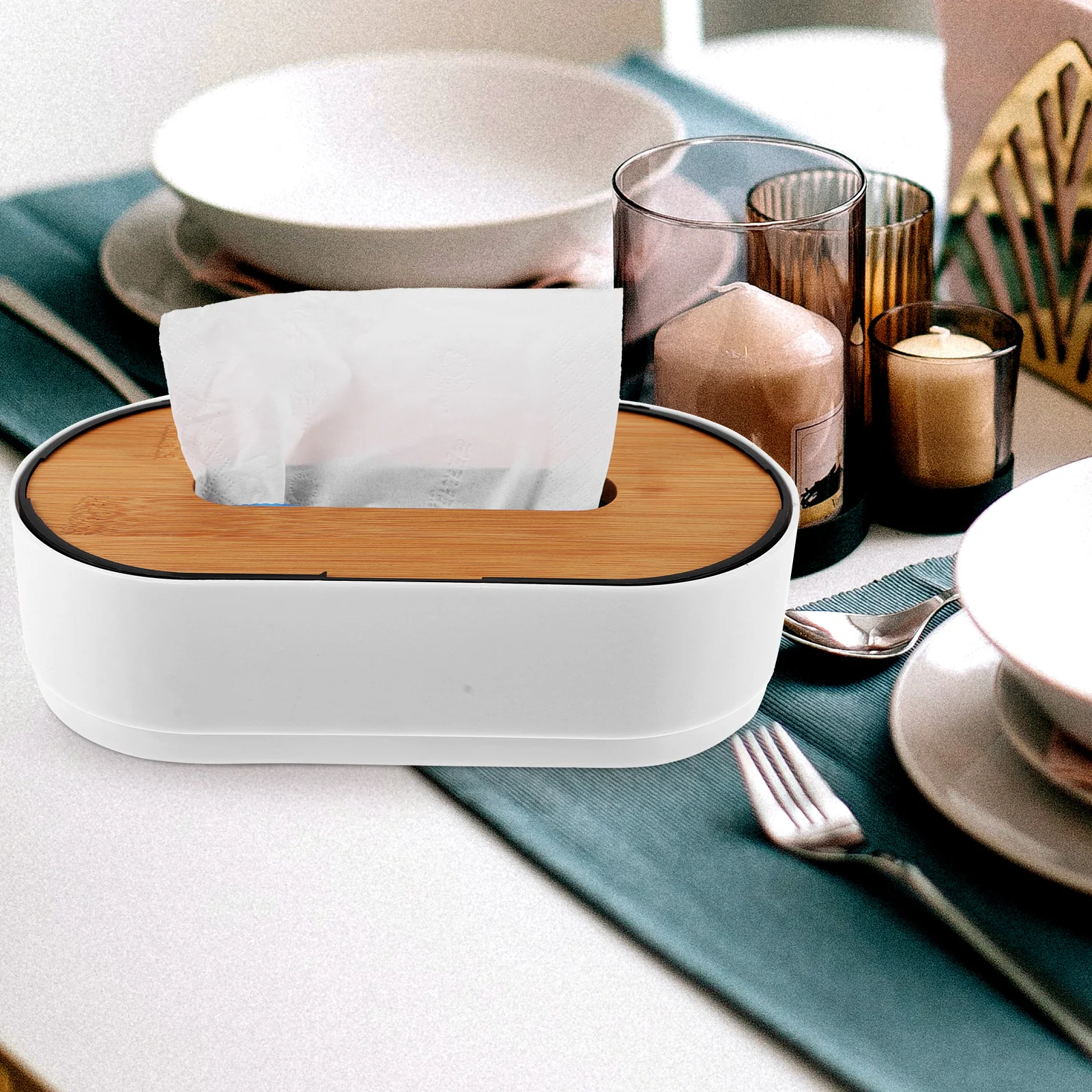 Bamboo Tissue Box Holder Storage Container Retro Design Napkin Boxes Simple Bathroom Hotel Living Room Office Car Decorative
Bamboo Tissue Box Holder Storage Container Retro Design Napkin Boxes Simple Bathroom Hotel Living Room Office Car Decorative