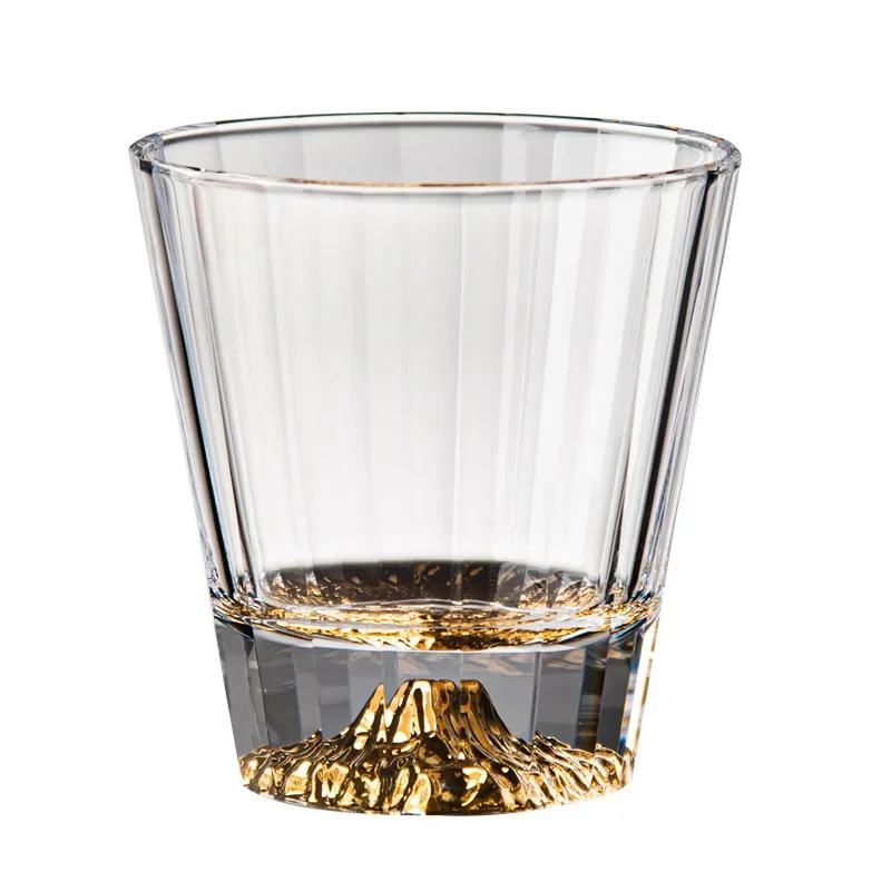 High-end vertical pattern Jinshan whiskey wine glass crystal glass creative foreign wine cup thick bottom
High-end vertical pattern Jinshan whiskey wine glass crystal glass creative foreign wine cup thick bottom