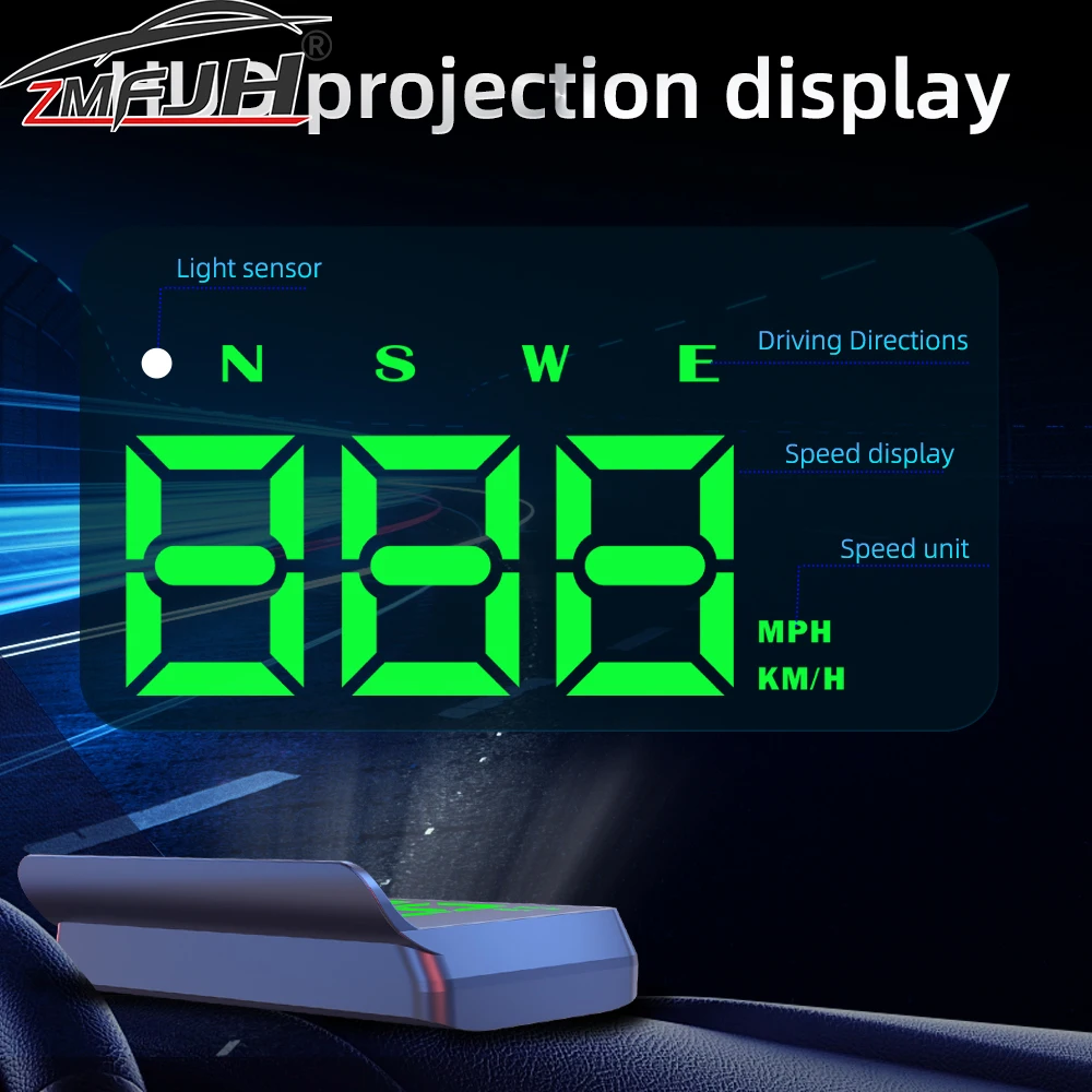 W2S Car GPS Speedometer LCD Windshield Projector Head Up Display KM/H MPH Speed Meter Digital Speed Instrument Accessories
W2S Car GPS Speedometer LCD Windshield Projector Head Up Display KM/H MPH Speed Meter Digital Speed Instrument Accessories
