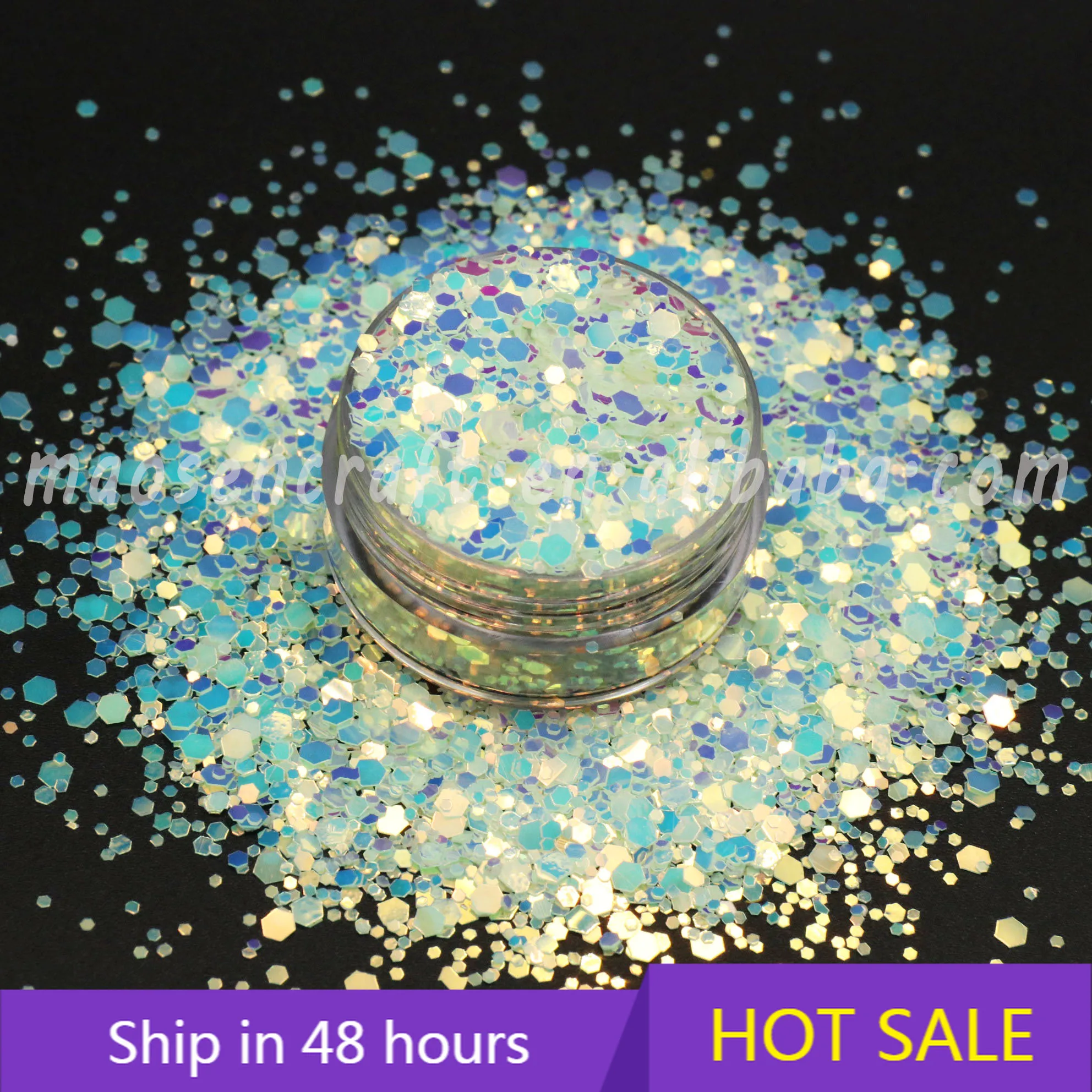 YTYIN New Design Best Mermaid Glow Strong Luminous Chunky Glitter for Nail Crafts
YTYIN New Design Best Mermaid Glow Strong Luminous Chunky Glitter for Nail Crafts