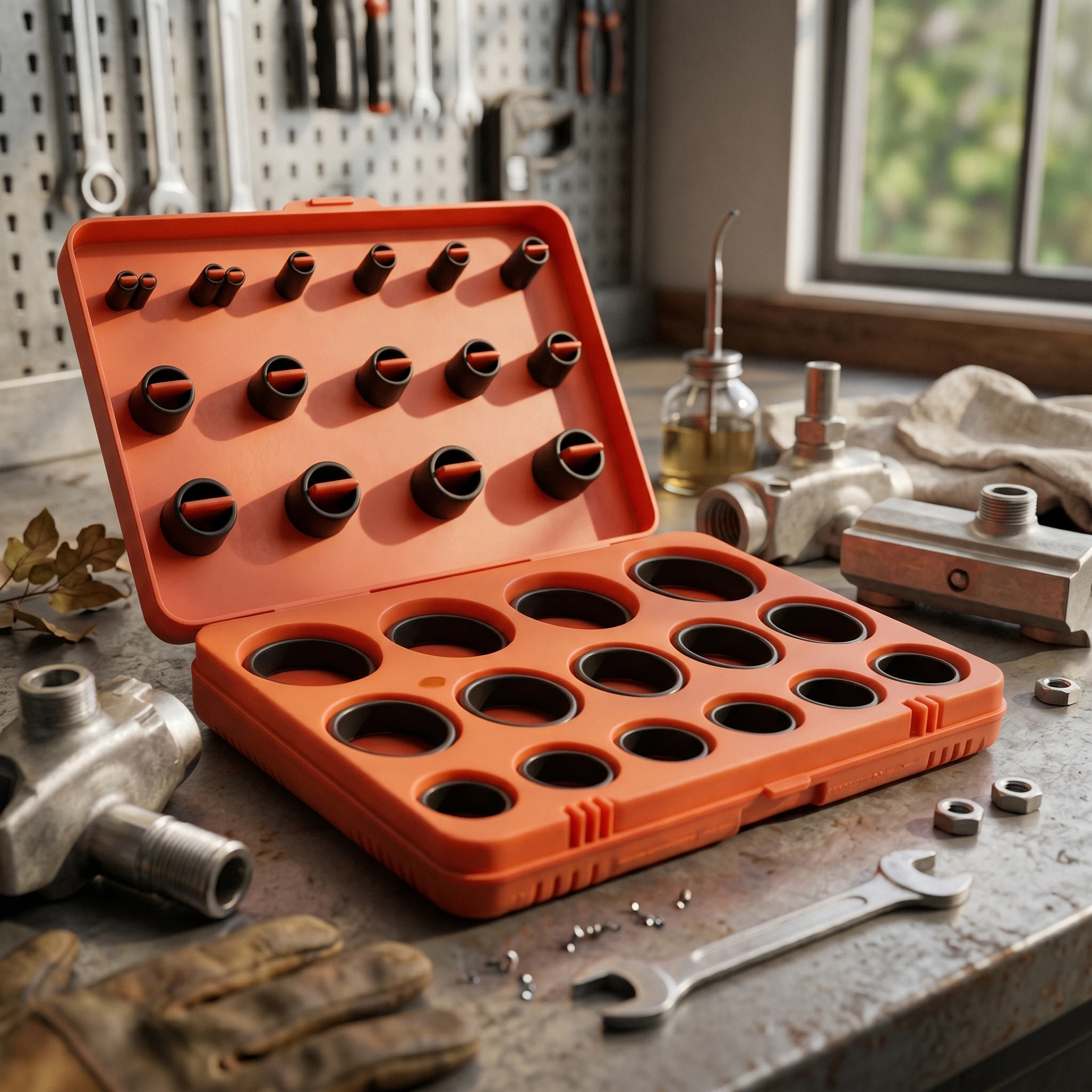 O-Seal Assortment Kit Compartmented NBR O-Rings Buna N Sealing Rings Oil Resistant Hardware Parts Flexible
O-Seal Assortment Kit Compartmented NBR O-Rings Buna N Sealing Rings Oil Resistant Hardware Parts Flexible