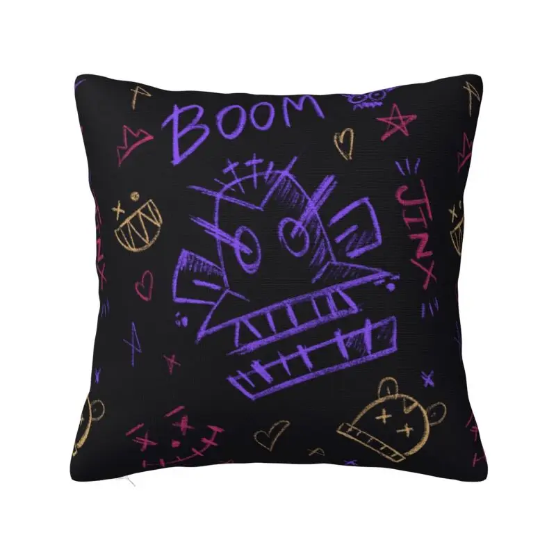 Custom Jinx Monkey Arcane Square Pillowcover Decoration Funny Cartoon Anime Cushions Throw Pillow for Car Double-sided Printing
Custom Jinx Monkey Arcane Square Pillowcover Decoration Funny Cartoon Anime Cushions Throw Pillow for Car Double-sided Printing