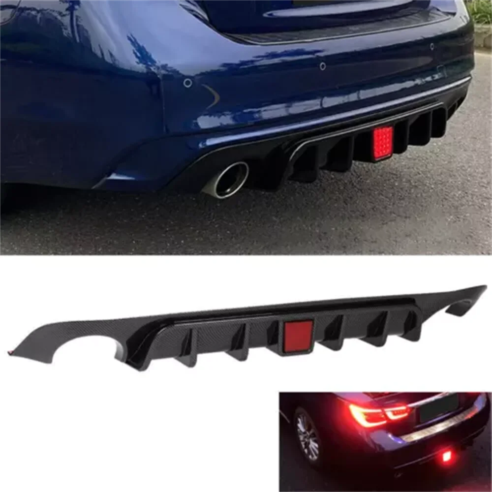 Rear Bumper Diffuser Lip W/ Light for Infiniti Q50 2018-2023 Accessories Posterior Lip Body Kit Auto Exterior Modification Parts
Rear Bumper Diffuser Lip W/ Light for Infiniti Q50 2018-2023 Accessories Posterior Lip Body Kit Auto Exterior Modification Parts