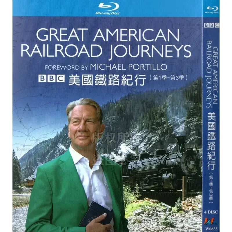 BBC Documentary American Railroad Seasons 1 to 3 BD 1080p High Definition Blu-ray 4 Disc Set
BBC Documentary American Railroad Seasons 1 to 3 BD 1080p High Definition Blu-ray 4 Disc Set