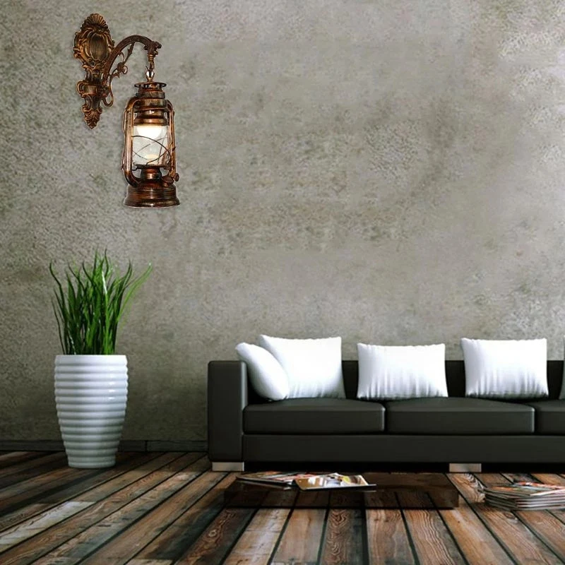 A26P Vintage LED Wall Lamp Barn Lantern Retro Coal Oil Wall Light European Antique Style
A26P Vintage LED Wall Lamp Barn Lantern Retro Coal Oil Wall Light European Antique Style