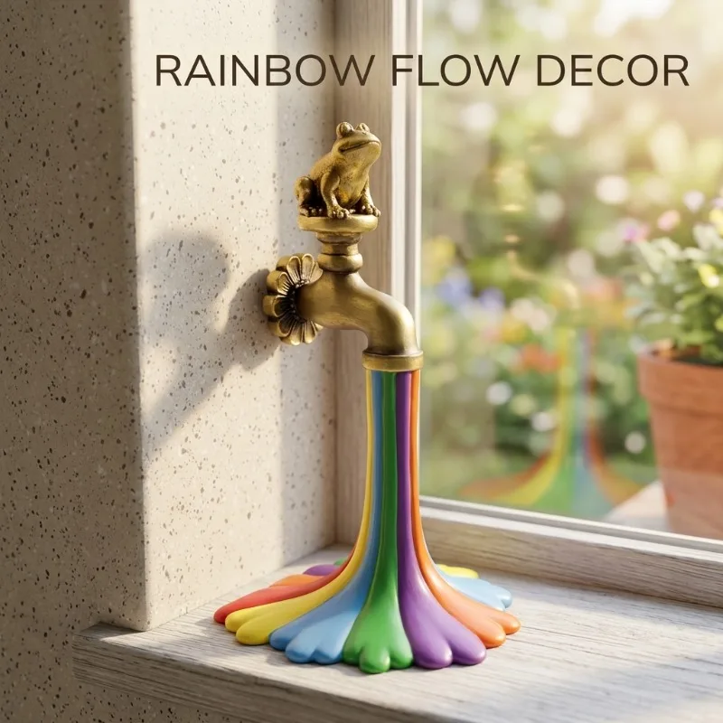 Rainbow Resin Statue, Colorful Flowing Decor for Room, Garden & Outdoor Window Ornament, Home Decoration
Rainbow Resin Statue, Colorful Flowing Decor for Room, Garden & Outdoor Window Ornament, Home Decoration