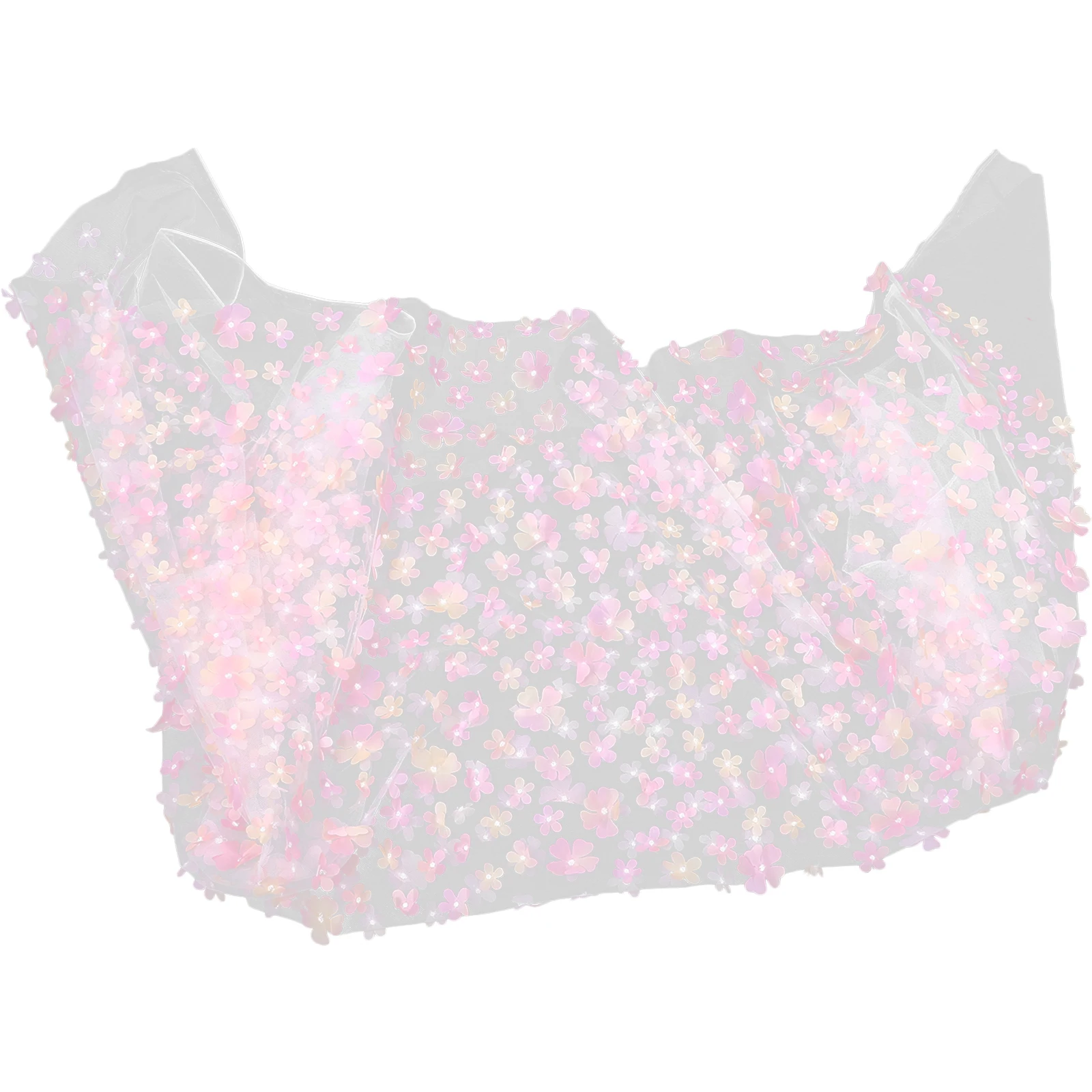 3D Embroidery Fabric Flower Gauze Lace Sewing Ribbon DIY Craft Making Clothing Sheet Gauze Material Non Fray Suitable
3D Embroidery Fabric Flower Gauze Lace Sewing Ribbon DIY Craft Making Clothing Sheet Gauze Material Non Fray Suitable