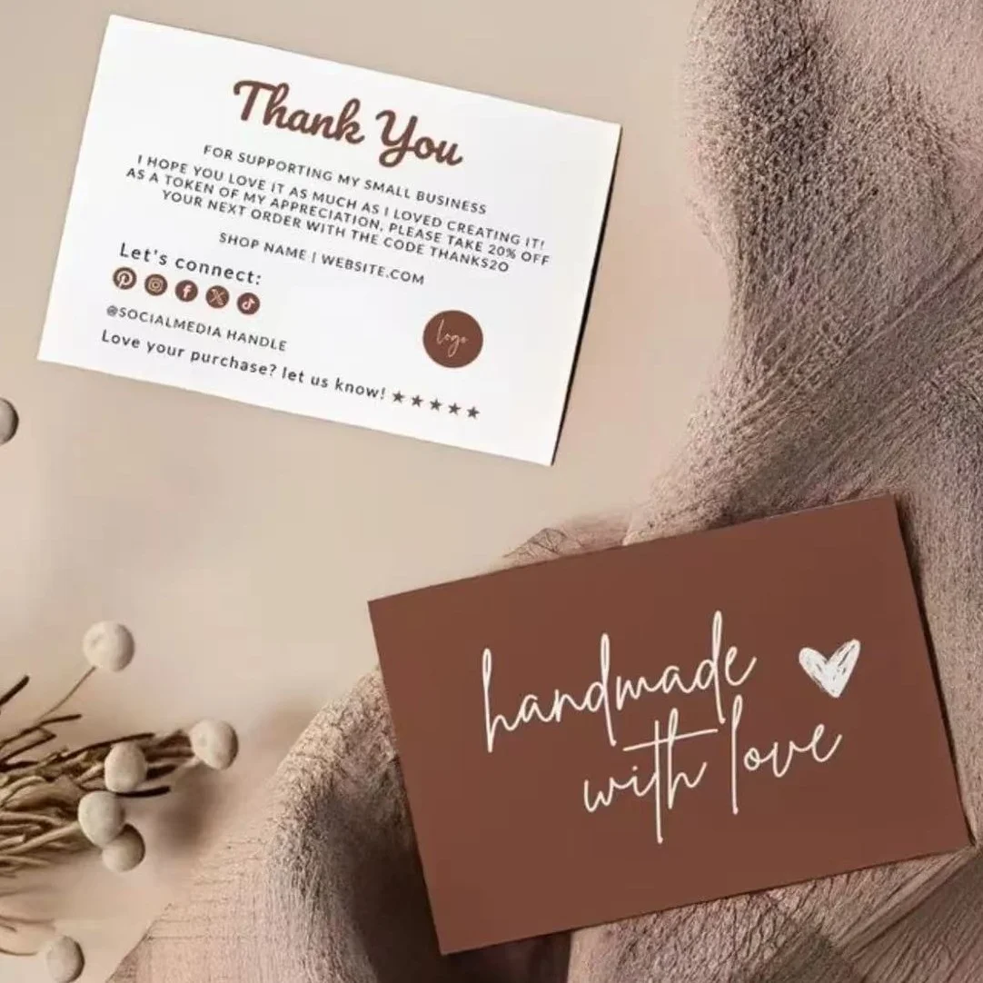 Customizable Business Cards For Small Business Glossy Matte Double Sided Printing Thank You Cards Personalized Logo
Customizable Business Cards For Small Business Glossy Matte Double Sided Printing Thank You Cards Personalized Logo