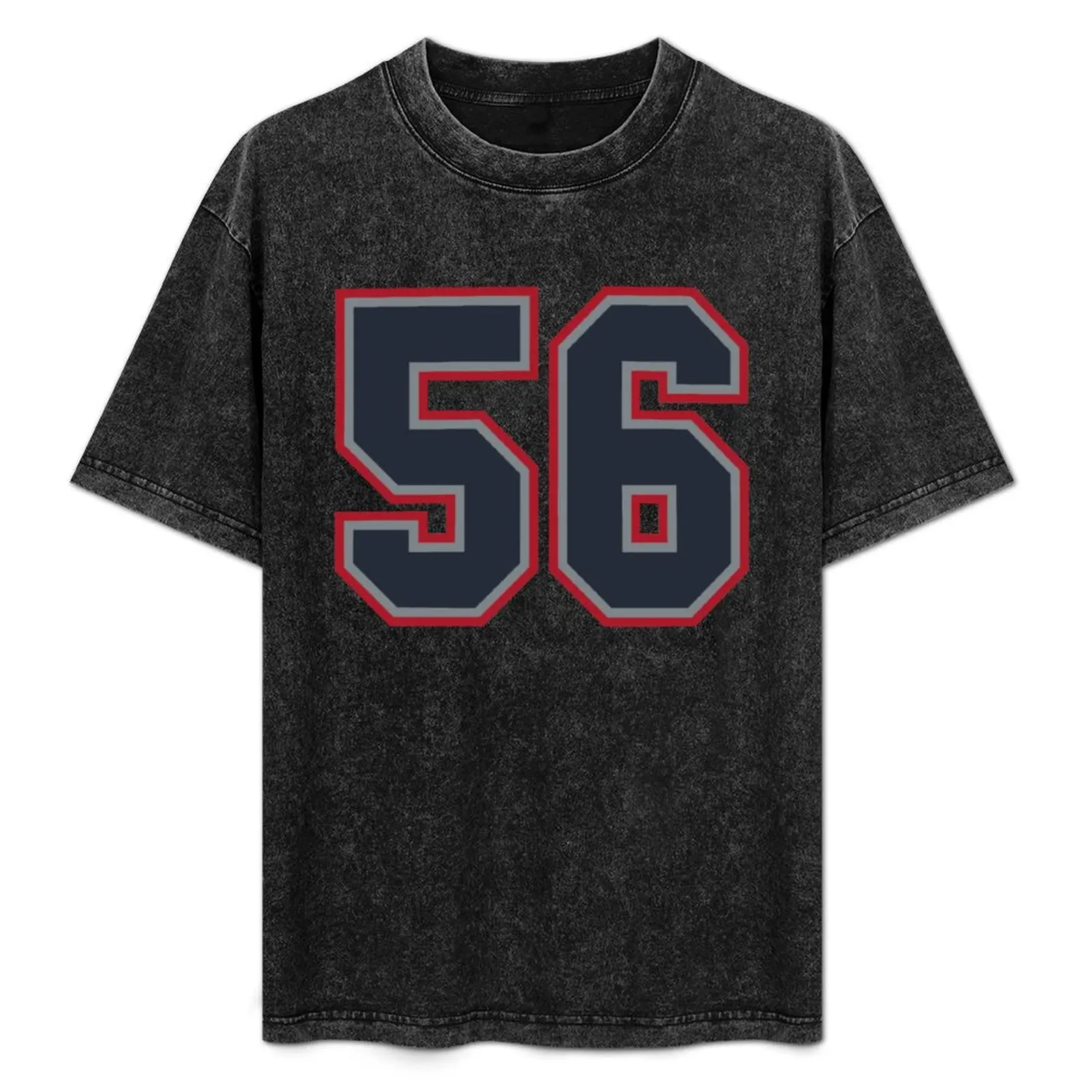 56 Navy Grey Red Sports Number Fifty-Six T-Shirt Plus Size Everyday Tee Shirt
56 Navy Grey Red Sports Number Fifty-Six T-Shirt Plus Size Everyday Tee Shirt